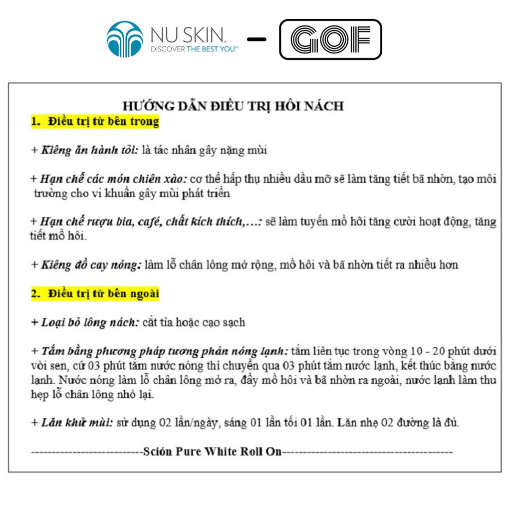 [CHAPTER CHEAP] Scion Nuskin Deodorant Roller 75ml