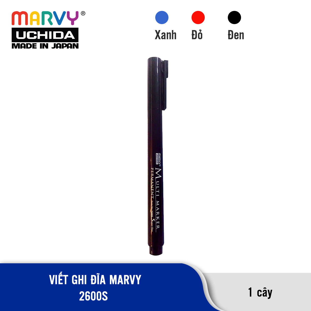 Bút Ghi Đĩa MARVY ngòi kim 2600S