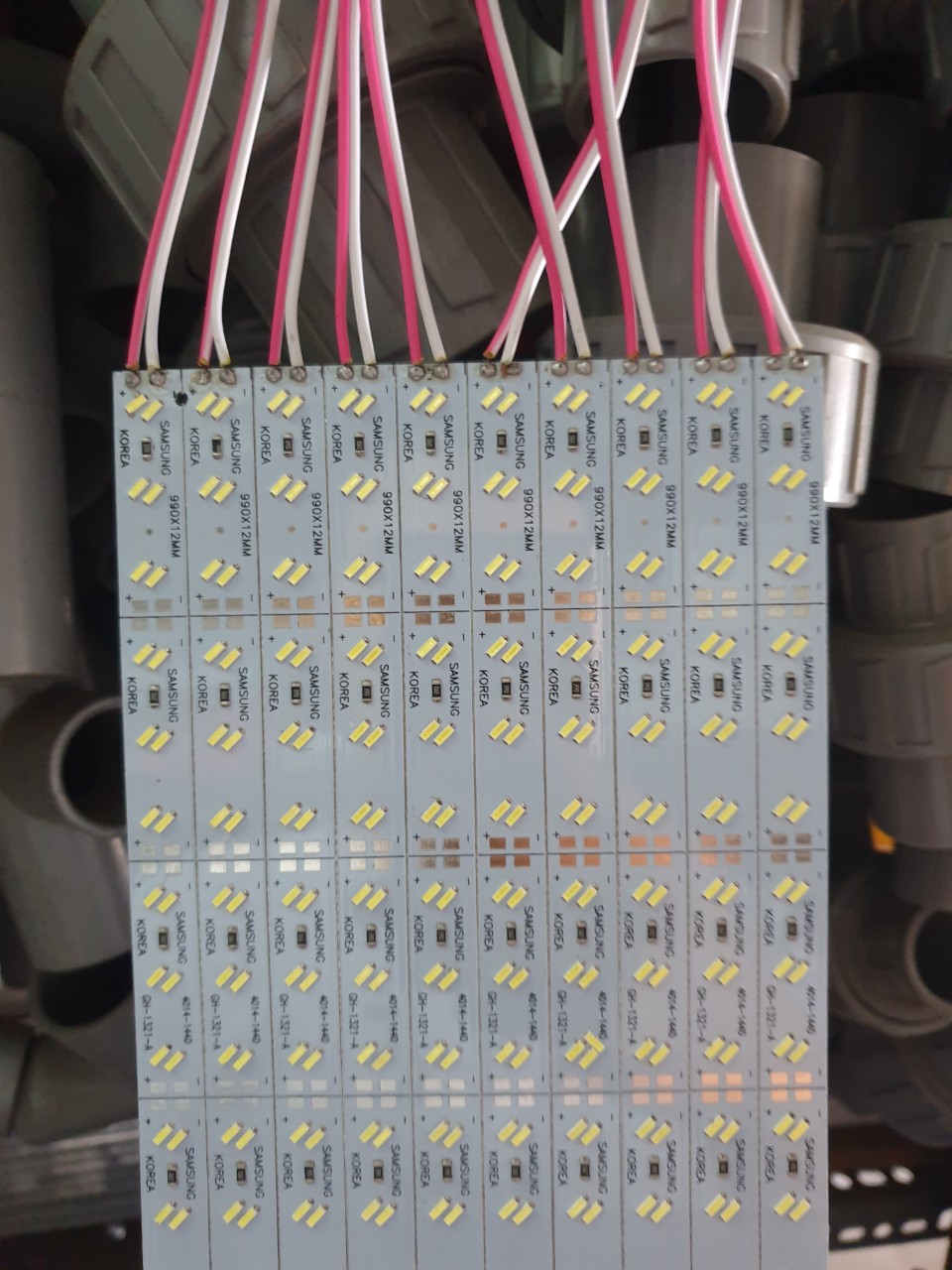 5 thanh Led thanh 12V Samsung 4014 (độ sáng 18w/thanh/mét)