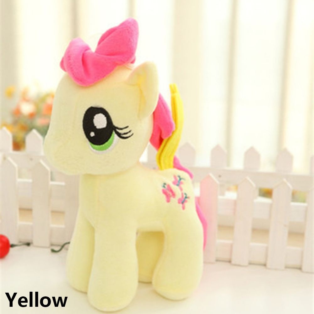 ◇▥ pds47 SHOOGII 25CM My Little Pony Unicorn Toys Friendship Is Magic Princess Cadence Rainbow Horse Dash Pinkie Pie Rarity Pony Plush Toy Stuffed Dolls