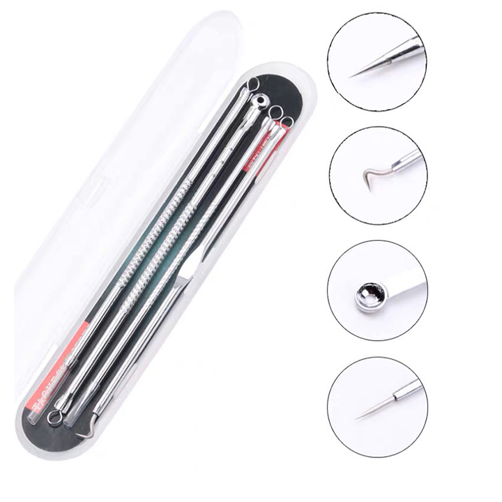 Bộ dụng cụ nặn mụn 4 cây 8 chi tiết