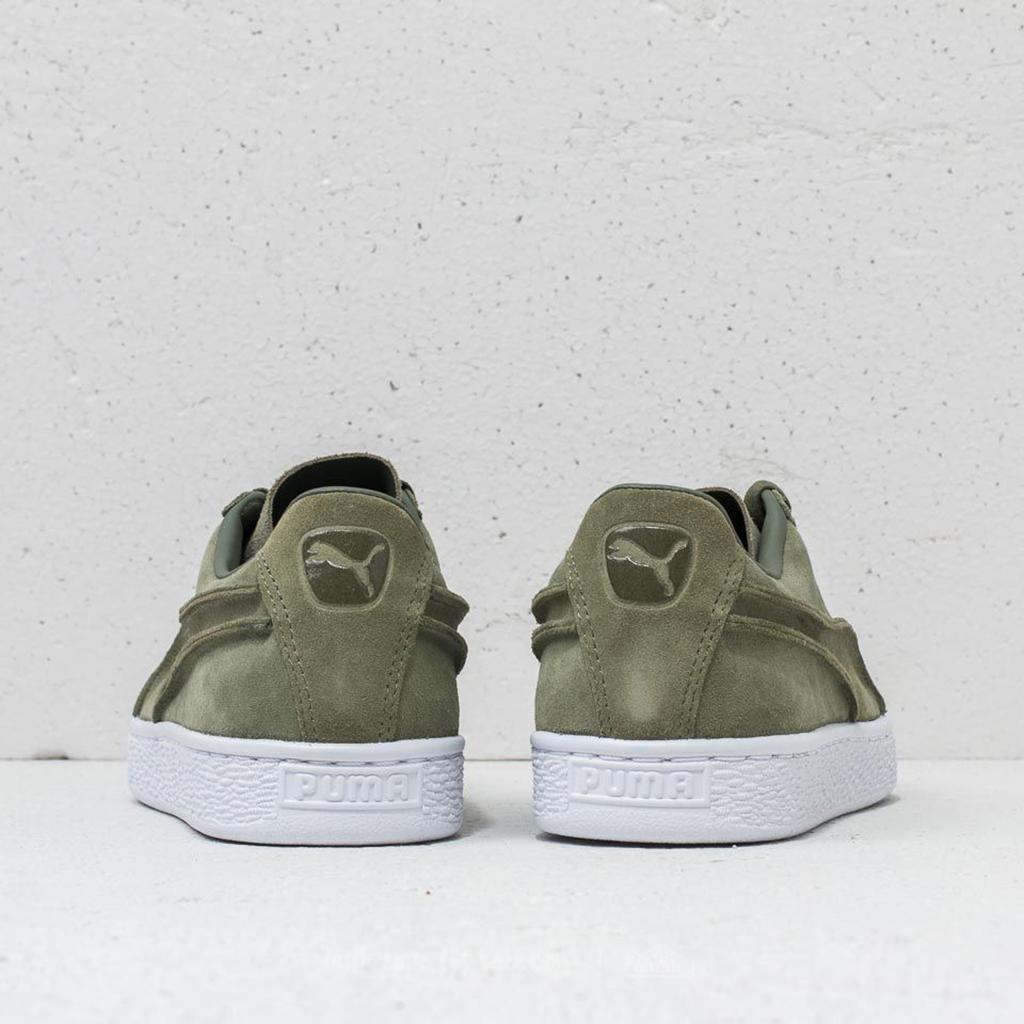 [FreeshipMAX] Giày PUMA Suede Classic Exposed Seams (Xanh Ô liu)