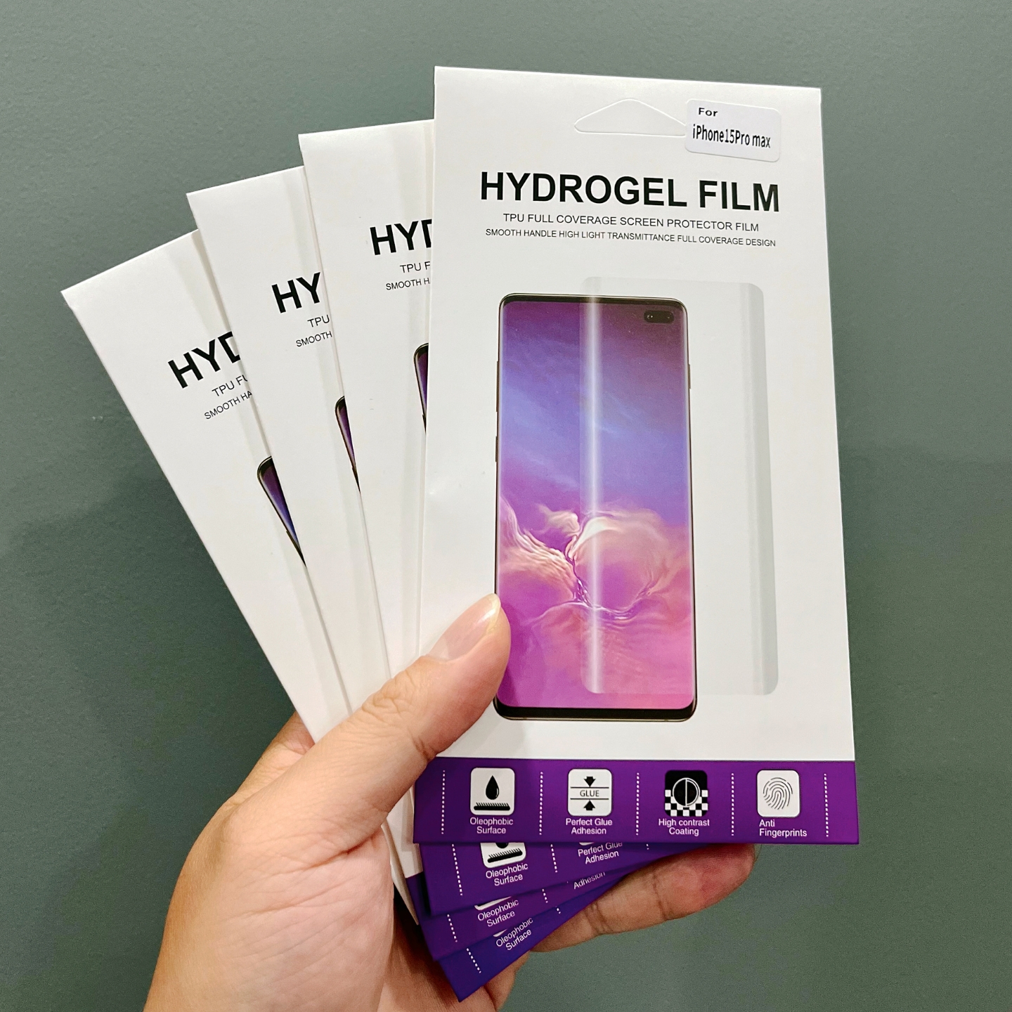 Miếng Dán Màn Hình Dẻo Kai.N Hydrogel HD Dành Cho iPhone 15 PRO MAX / iPhone 15 PRO / iPhone 15 Plus / iPhone 15
