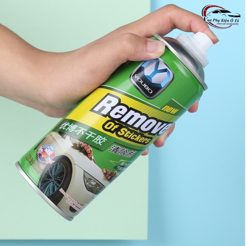 Bình xịt vệ sinh tẩy keo, vết băng dính, nhựa đường bám trên xe Ô tô