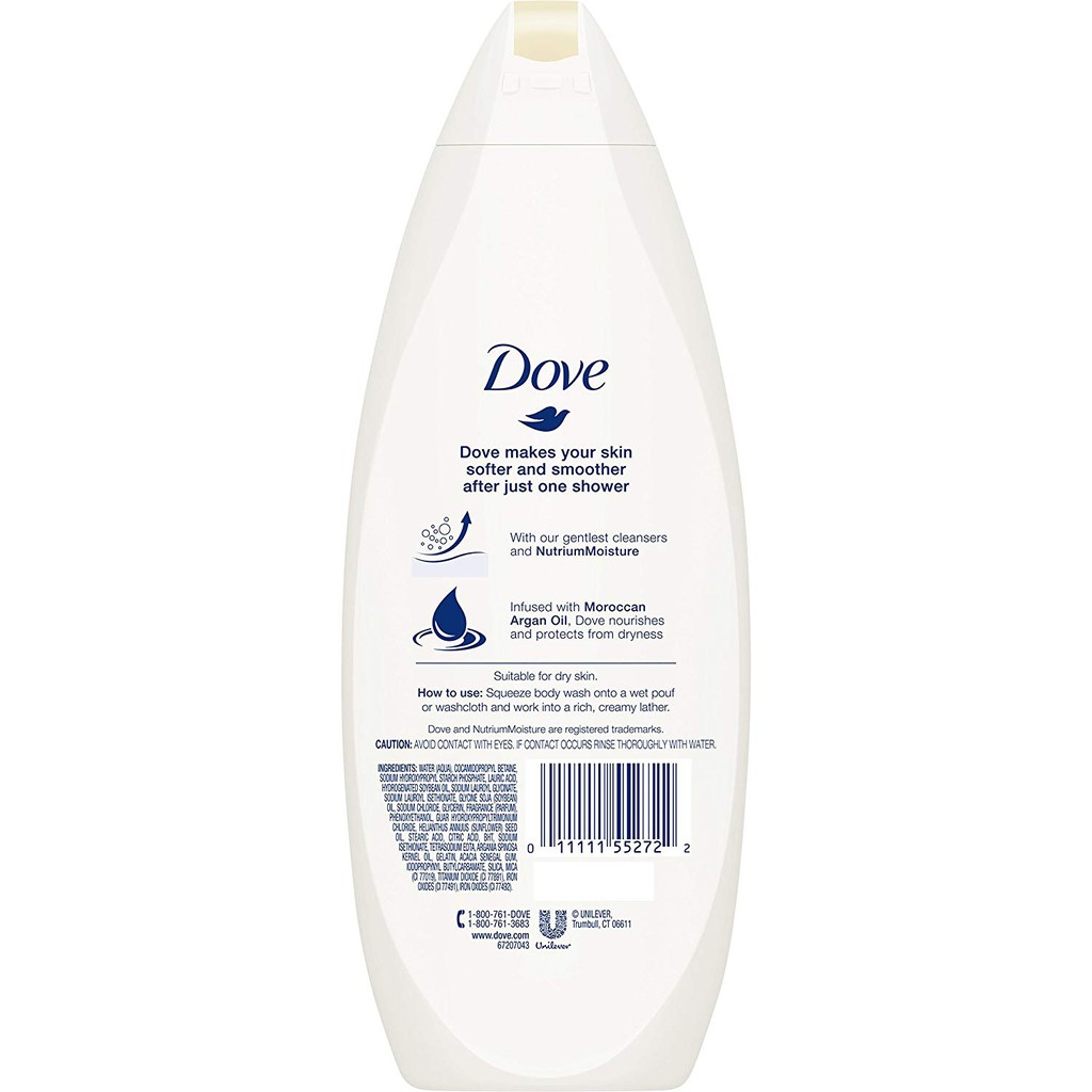 Sữa tắm DOVE Dry Oil Moisture 650ml