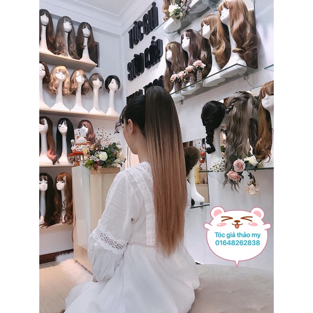Tóc Giả Ngoặm |Omber Đủ Màu- Hình Thật