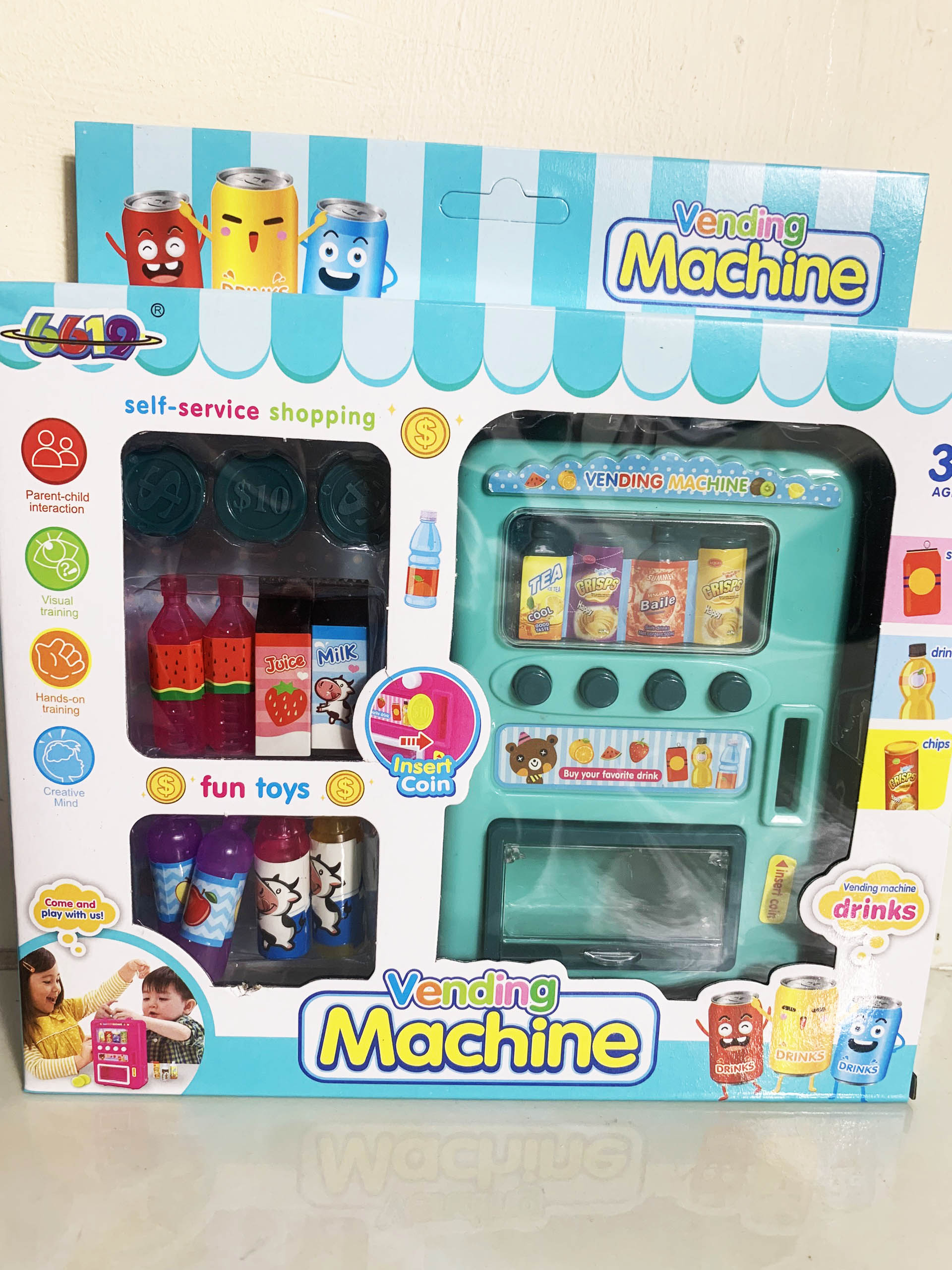 [HCM]Vỉ đồ chơi máy  bán nước
