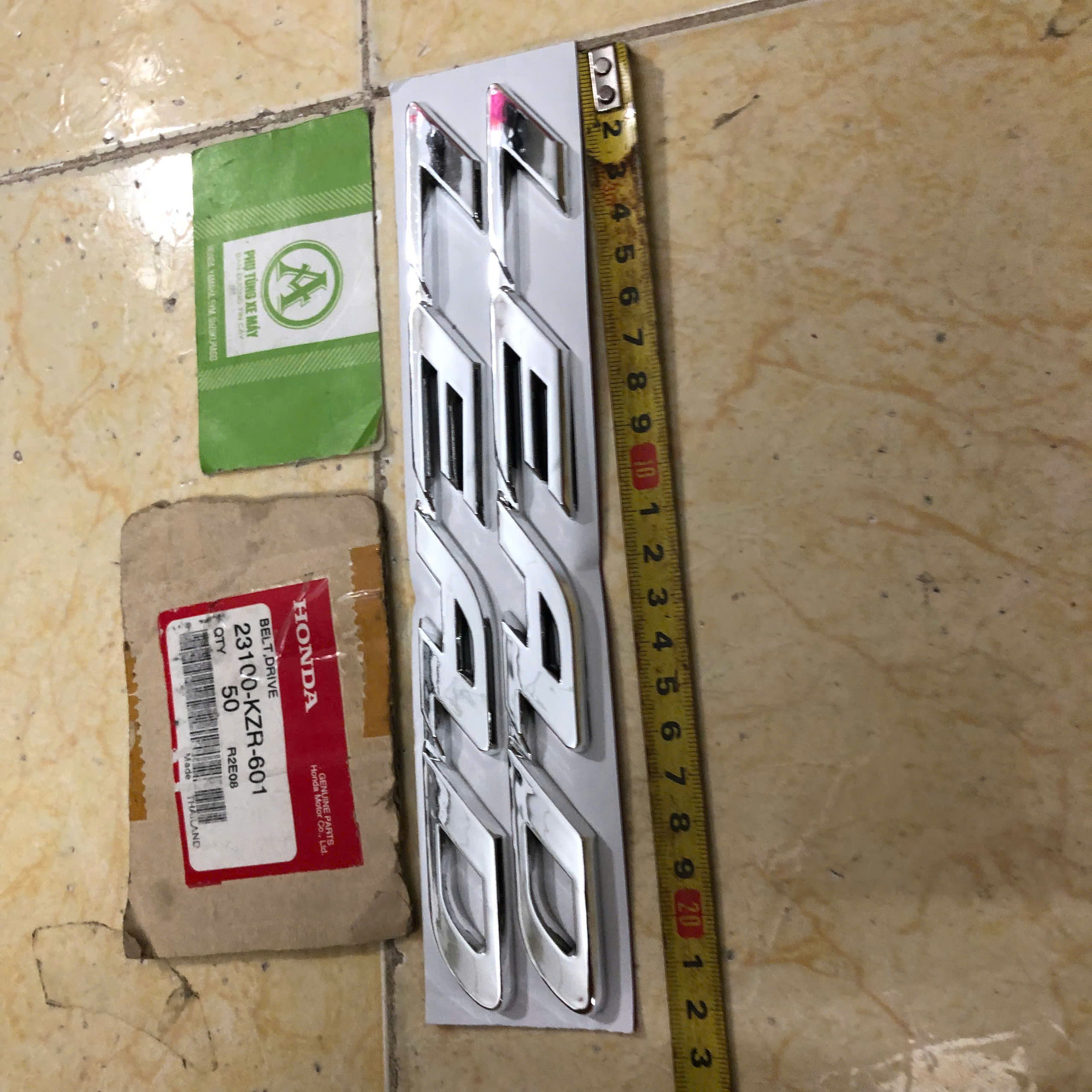 Bộ tem nổi dán xe Lead 2009 - 2012 (giá 1 cặp) màu Bạc