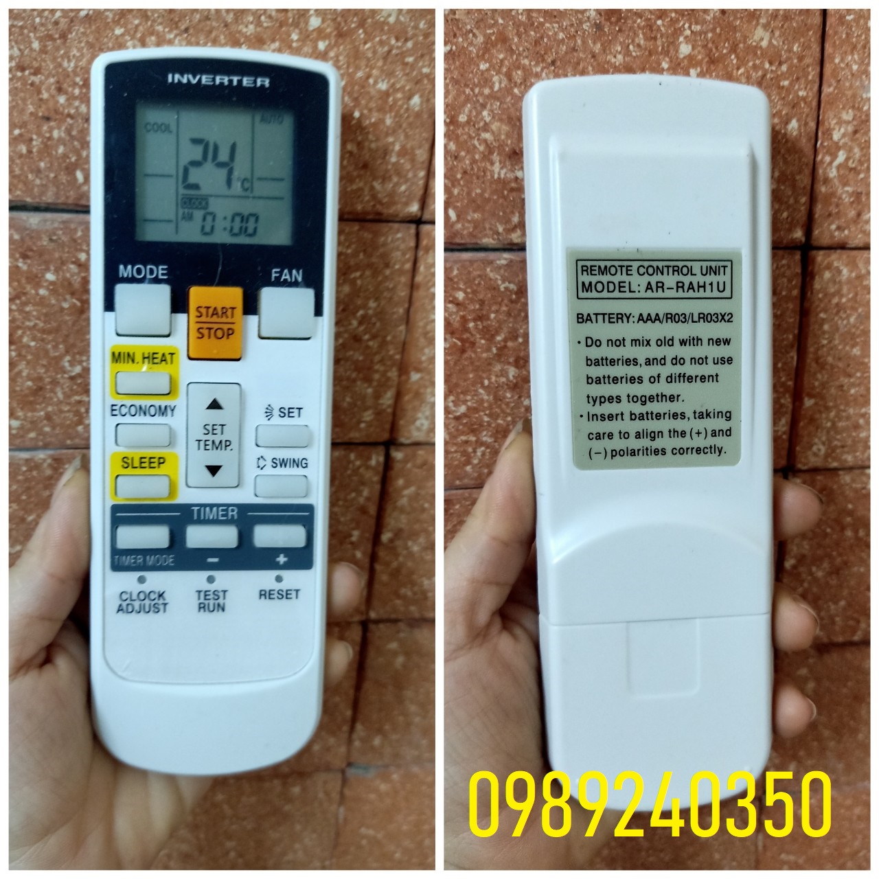 Điều khiển remote điều hòa máy lạnh General Inverter