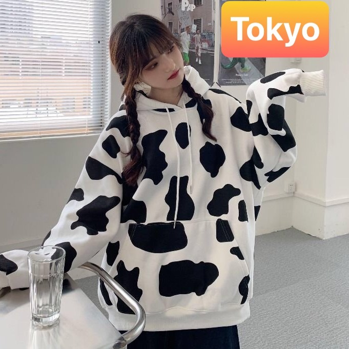 ÁO KHOÁC HOODIE NAM NỮ UNISEX CHẤT NỈ CAO CẤP TRẮNG BÒ SỮA DÀY MỊN PHOM FROM RỘNG SÀNH ĐIỆU CHỐNG LẠNH, NẮNG NÓNG, THU ĐÔNG NHẬT BẢN CAO CẤP- TOKYO FASHION