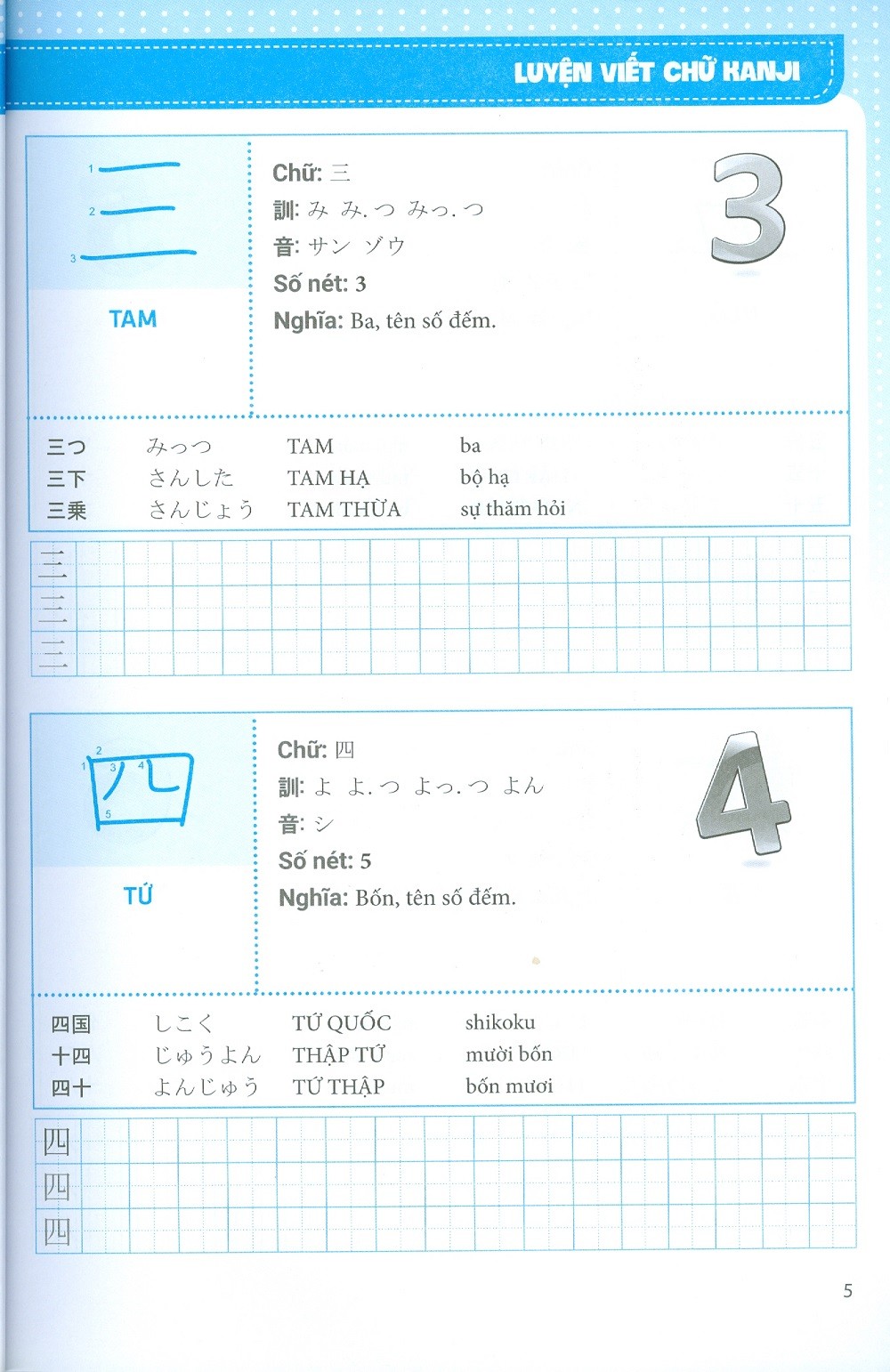 Luyện Viết Chữ Kanji