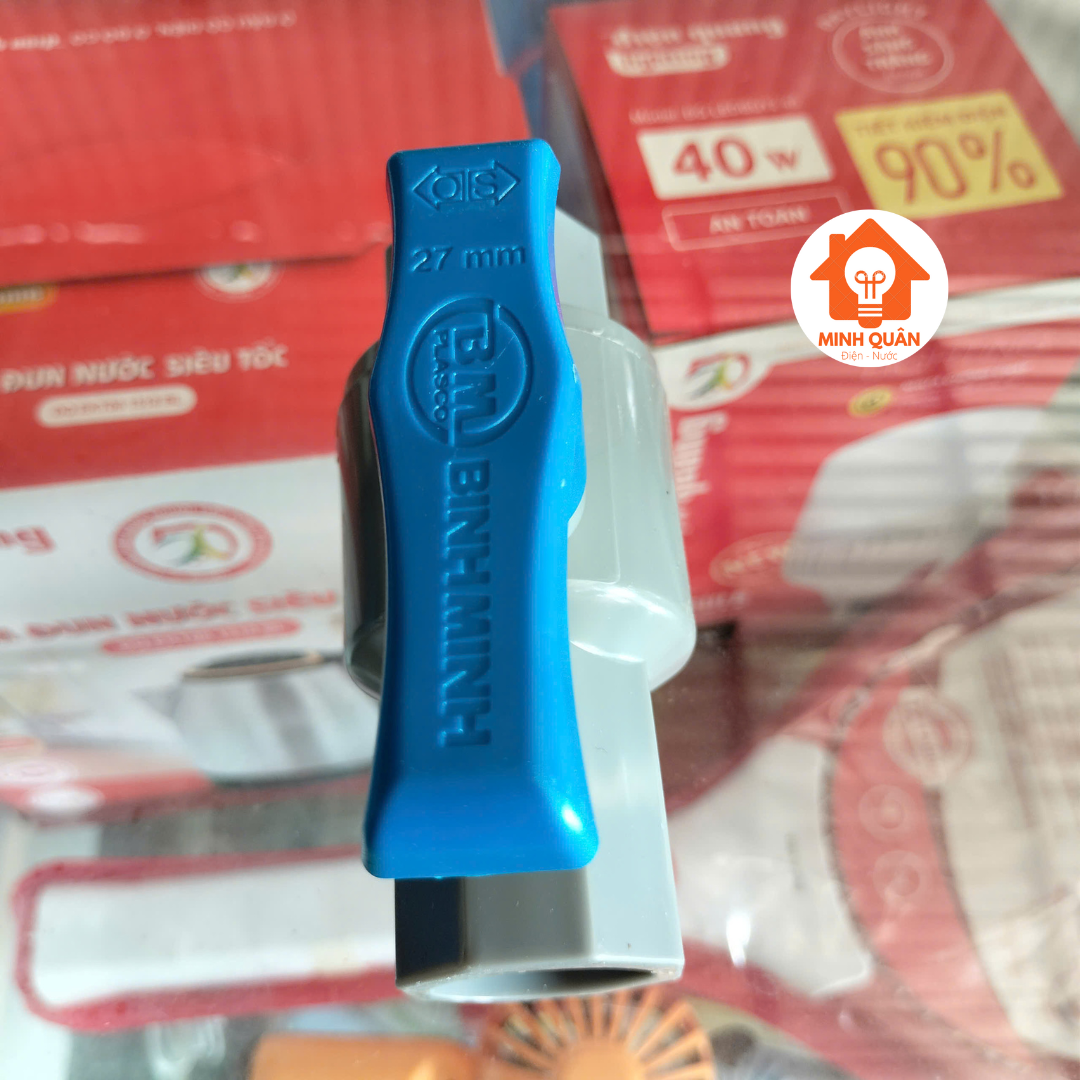 Van khóa ống nước phi 21, phi 27, phi 34 BÌNH MINH