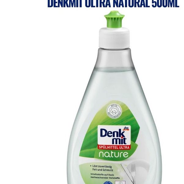 Nước rửa chén bát Denkmit nature 500ml của Đức
