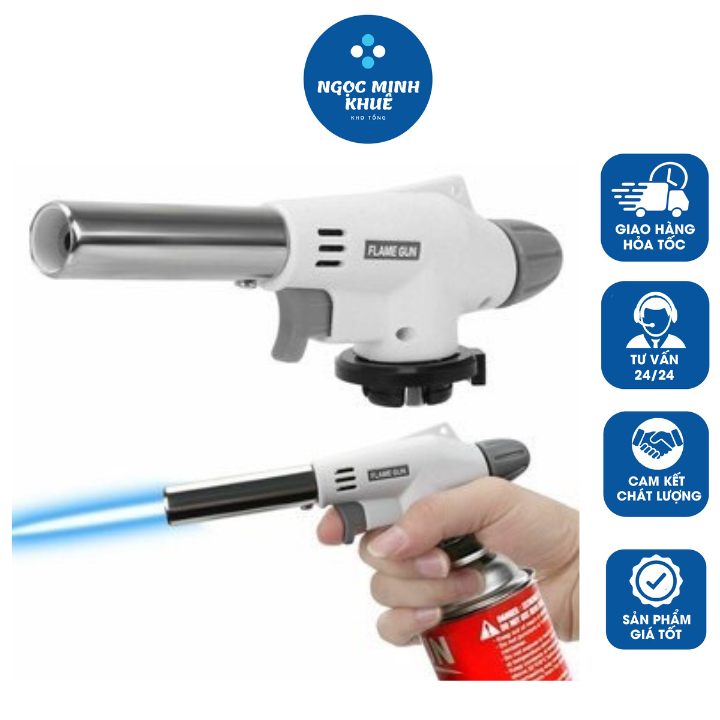 Khò gas mini đánh lửa tự động flame gun, dụng cụ nhà bếp tiện lợi mồi bếp nướng đồ tiện lợi