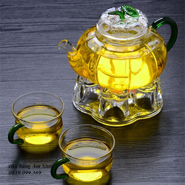Chân Đế đốt nến dùng cho Ấm pha trà thủy tinh chịu nhiệt (Đường kính 15 cm)