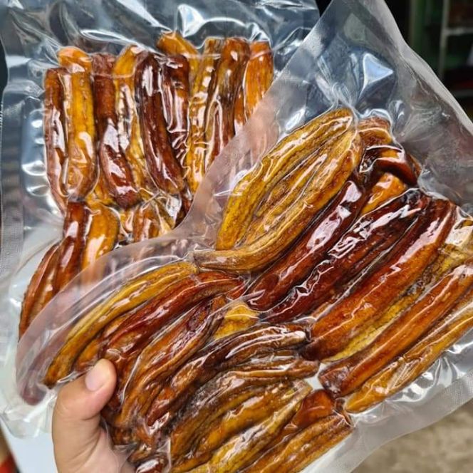 Chuối già phơi dẻo 500g