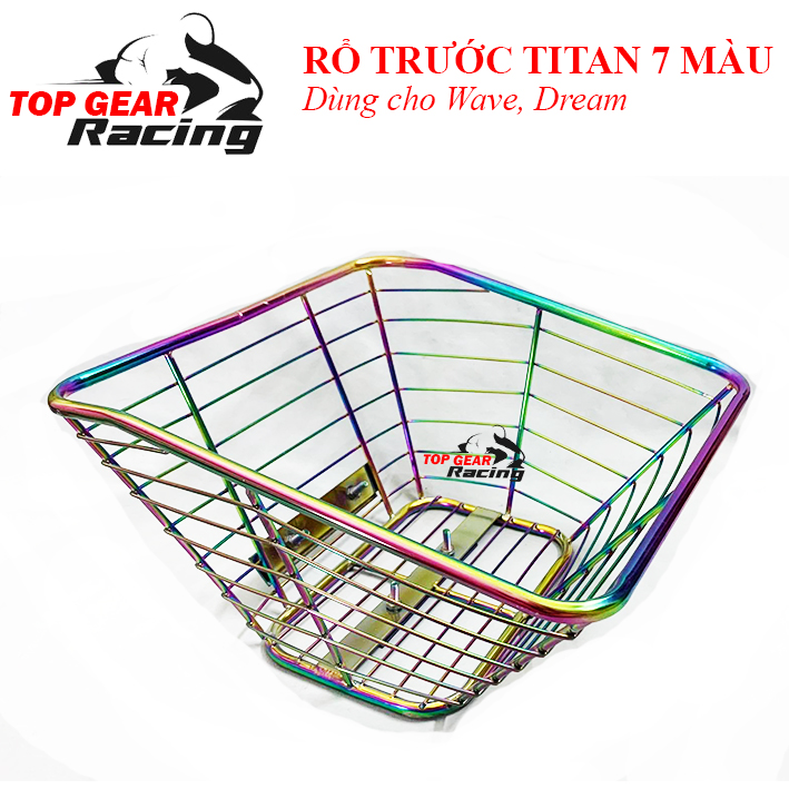 Rổ (Giỏ) Trước Inox, Titan Cho Wave, Dream 