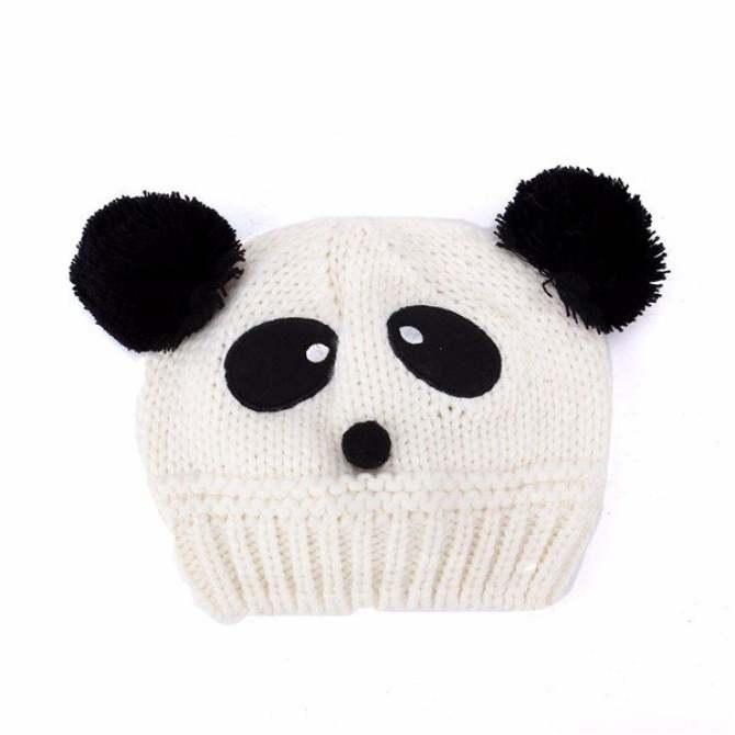 [HCM]Nón len gấu panda cho bé (Màu trắng)