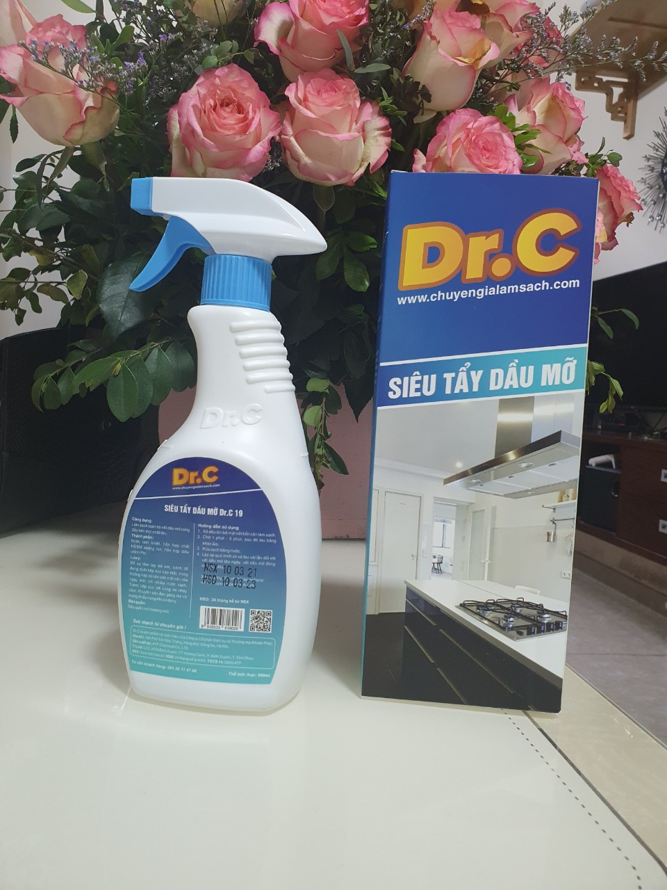 (siêu tẩy rửa. siêu sạch bóng) chai xịt tẩy rửa dầu mỡ