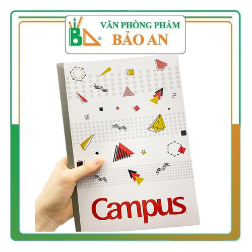 Vở kẻ ngang có chấm Campus 200 trang Memphis - Văn phòng phẩm Bảo An