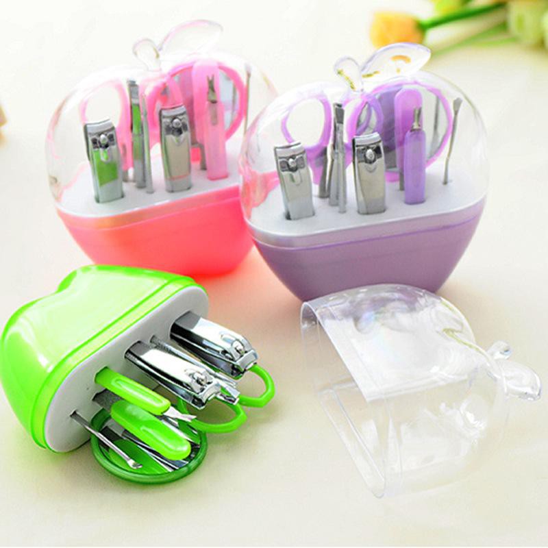 [HCM]Bộ Kềm Cắt Móng 9 Món – Hộp Trái Táo