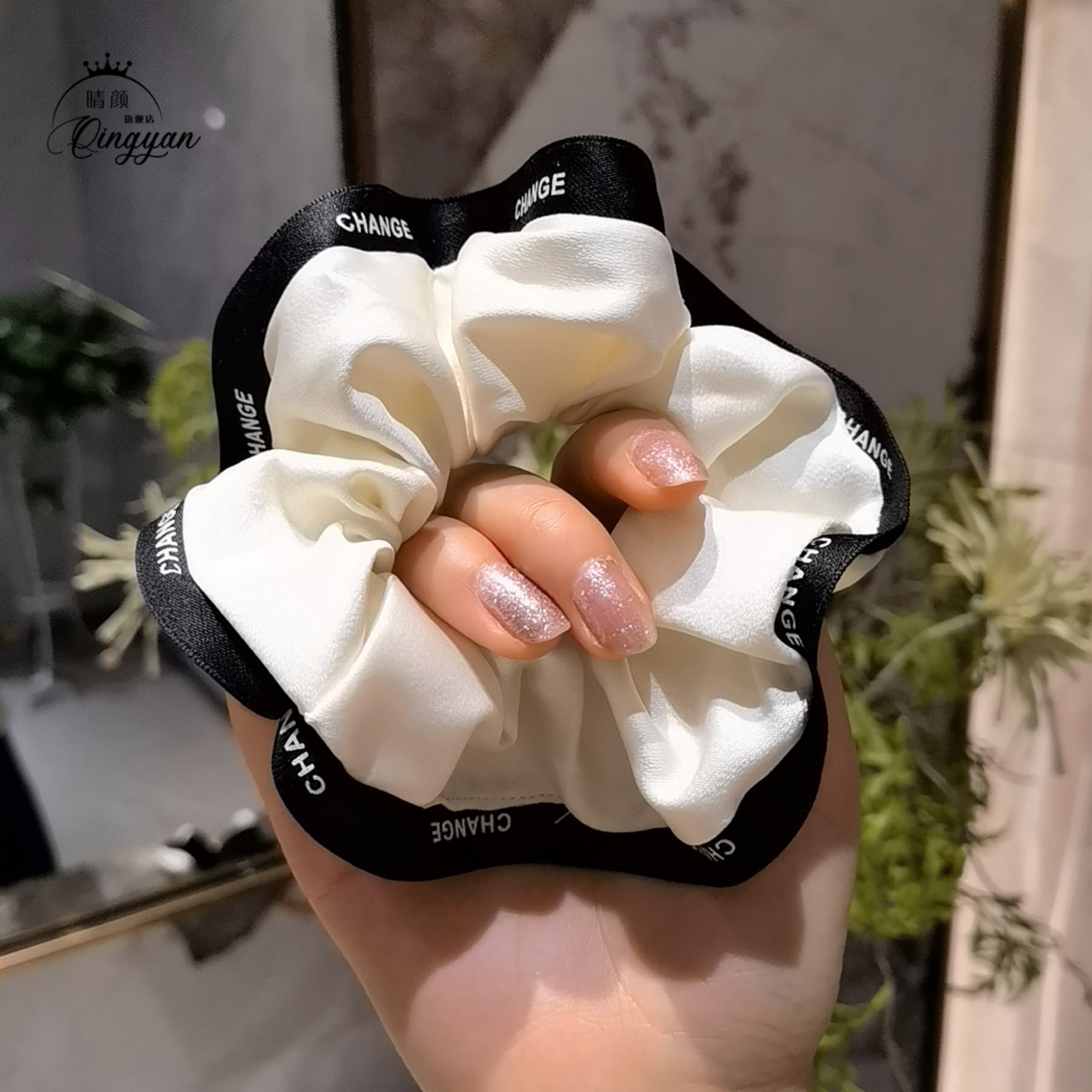 Dây Cột Tóc Scrunchies Cao Cấp Phong Cách Hàn Quốc Sang Chảnh