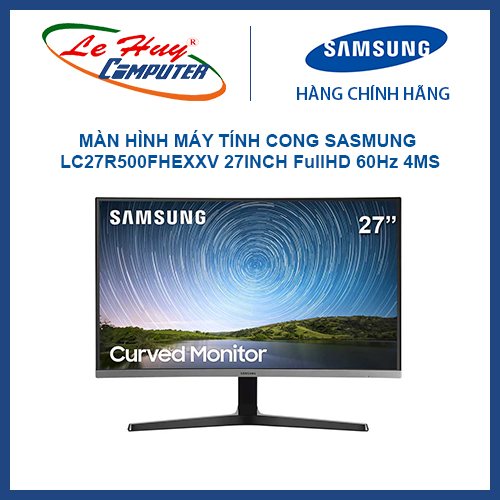 Màn hình máy tính cong samsung lc27r500fhexxv 27inch fullhd 60hz 4ms
