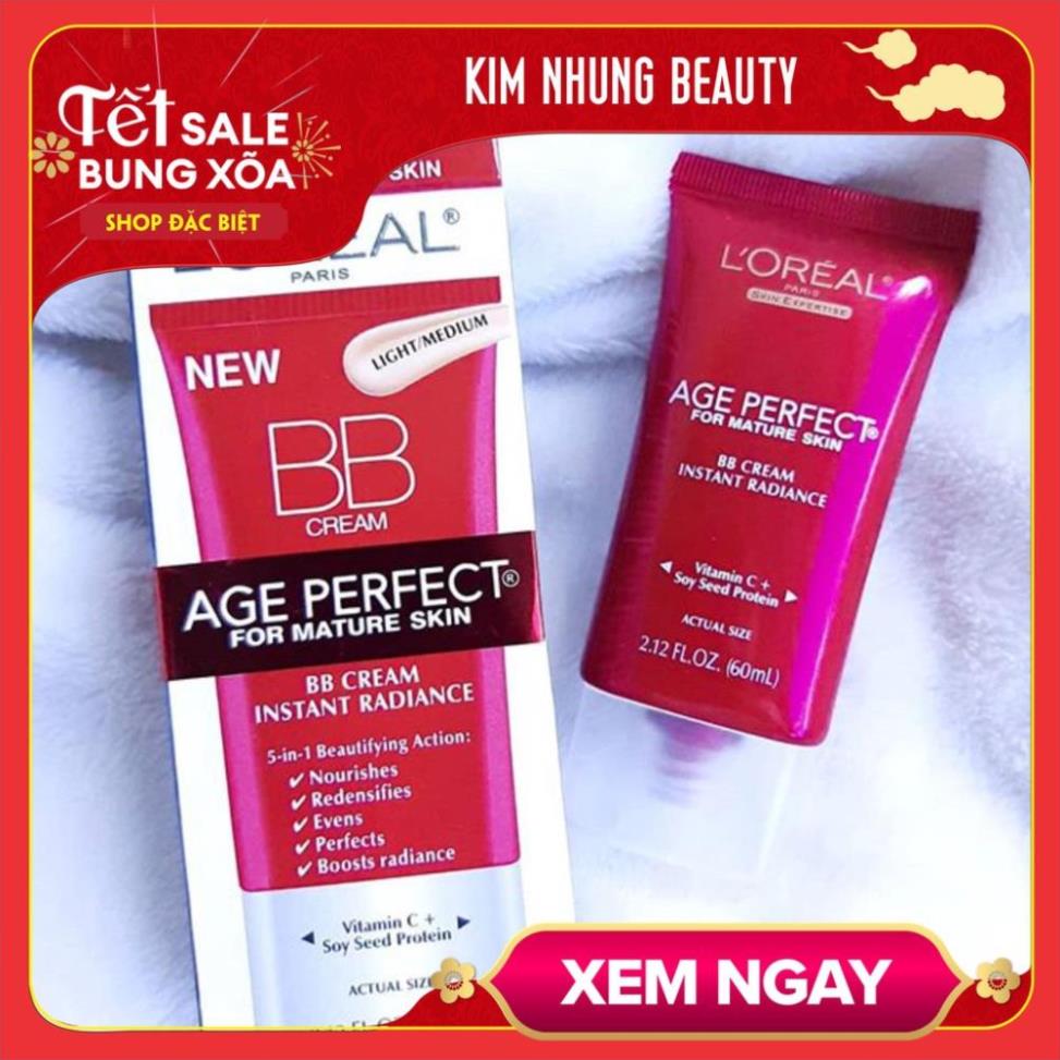 Kem nền bb cream loreal age perfect instant radiance