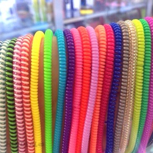 [HCM]Dây Quấn Tai Nghe Dây Quấn Cáp Sạc Điện Thoại Màu Ngẫu Nhiên