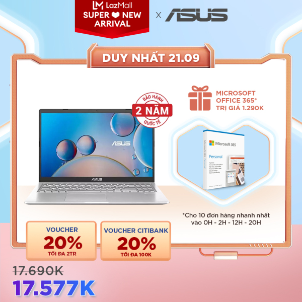 Bảng giá [MỞ BÁN 21.09] Laptop Asus X515EA-EJ1046T (Core i5-1135G7/8GB RAM/512GB SSD/15.6-inch FHD/Win 10) Phong Vũ