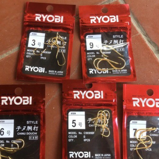 lưỡi câu cá ryobi chinu