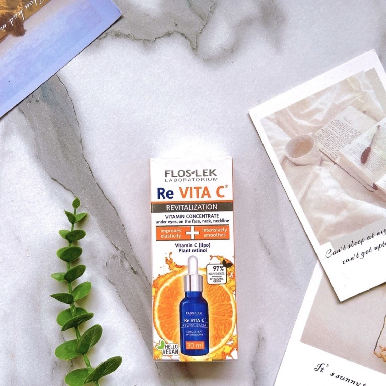 Tinh chất trắng da, mờ thâm Floslek Vitamin C Revitalization Vitamin Concentrate 30ml