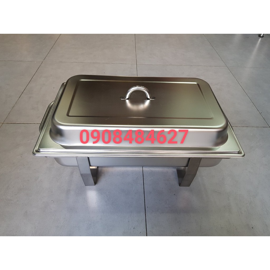 Nồi Hâm Buffet Inox 2 Ngăn Dày Giá Rẻ