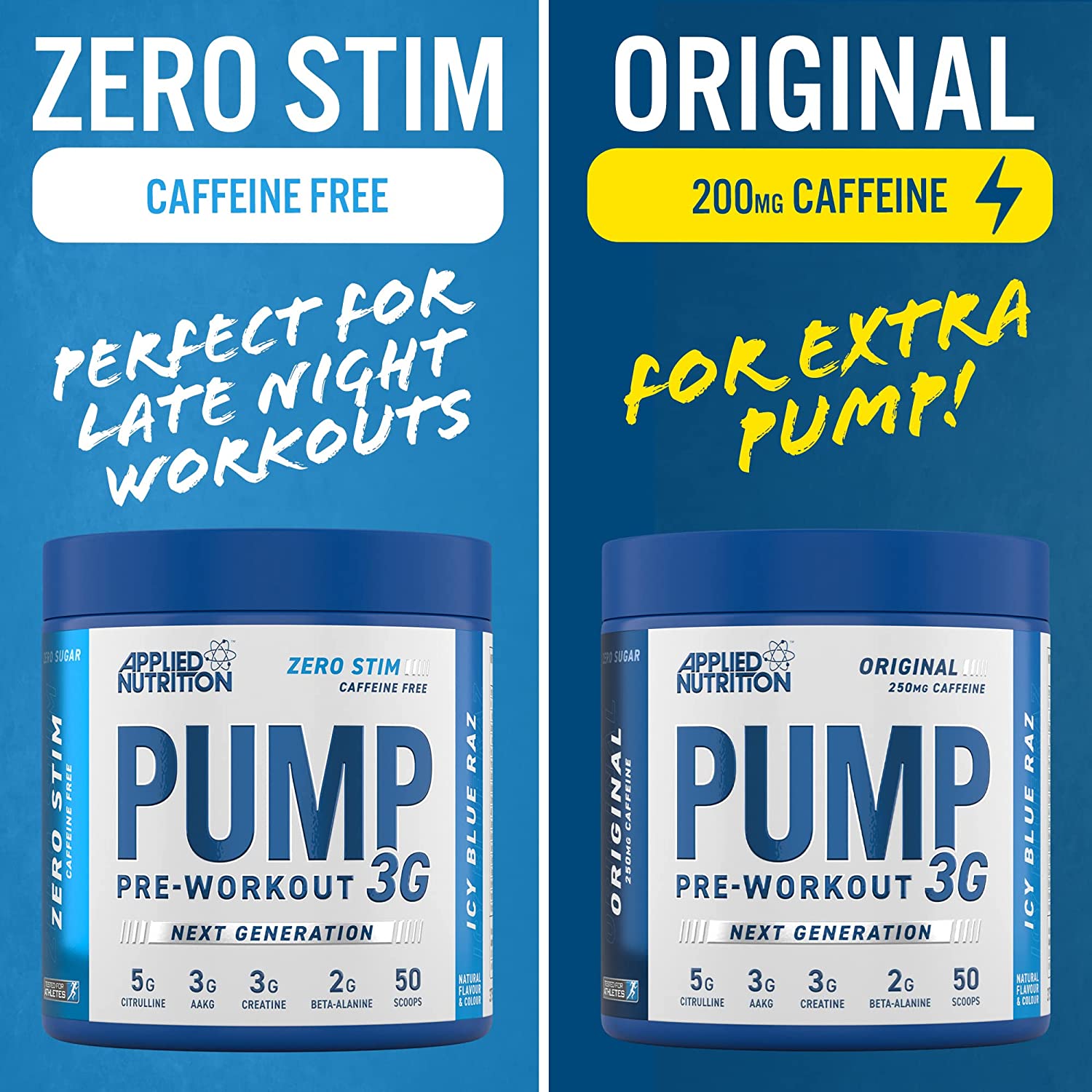 Applied Nutrition Pump 3G Pre Workout 50 ScoopTăng Sức Mạnh
