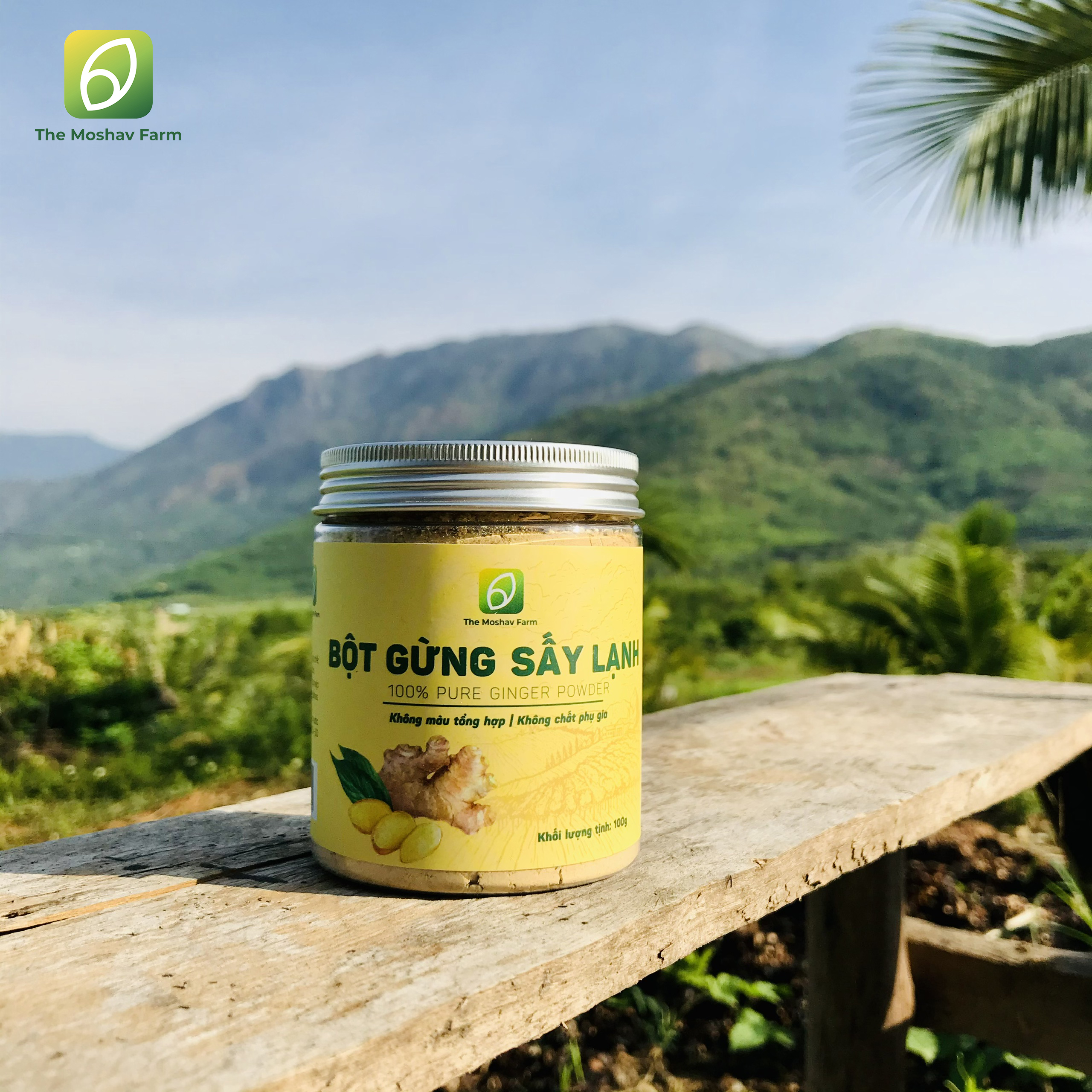 Bột gừng sấy lạnh hũ 100gram