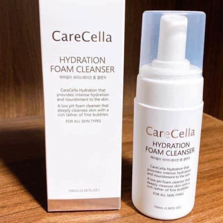 Sữa rửa mặt tạo bọt Carecella Hydration Foam Cleanser 100ml