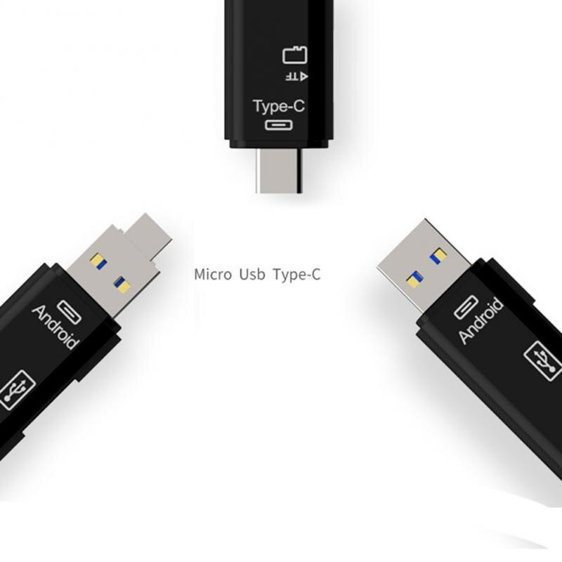 Đầu Đọc Thẻ Nhớ  USB/Micro USB/USB Type C/USB OTG