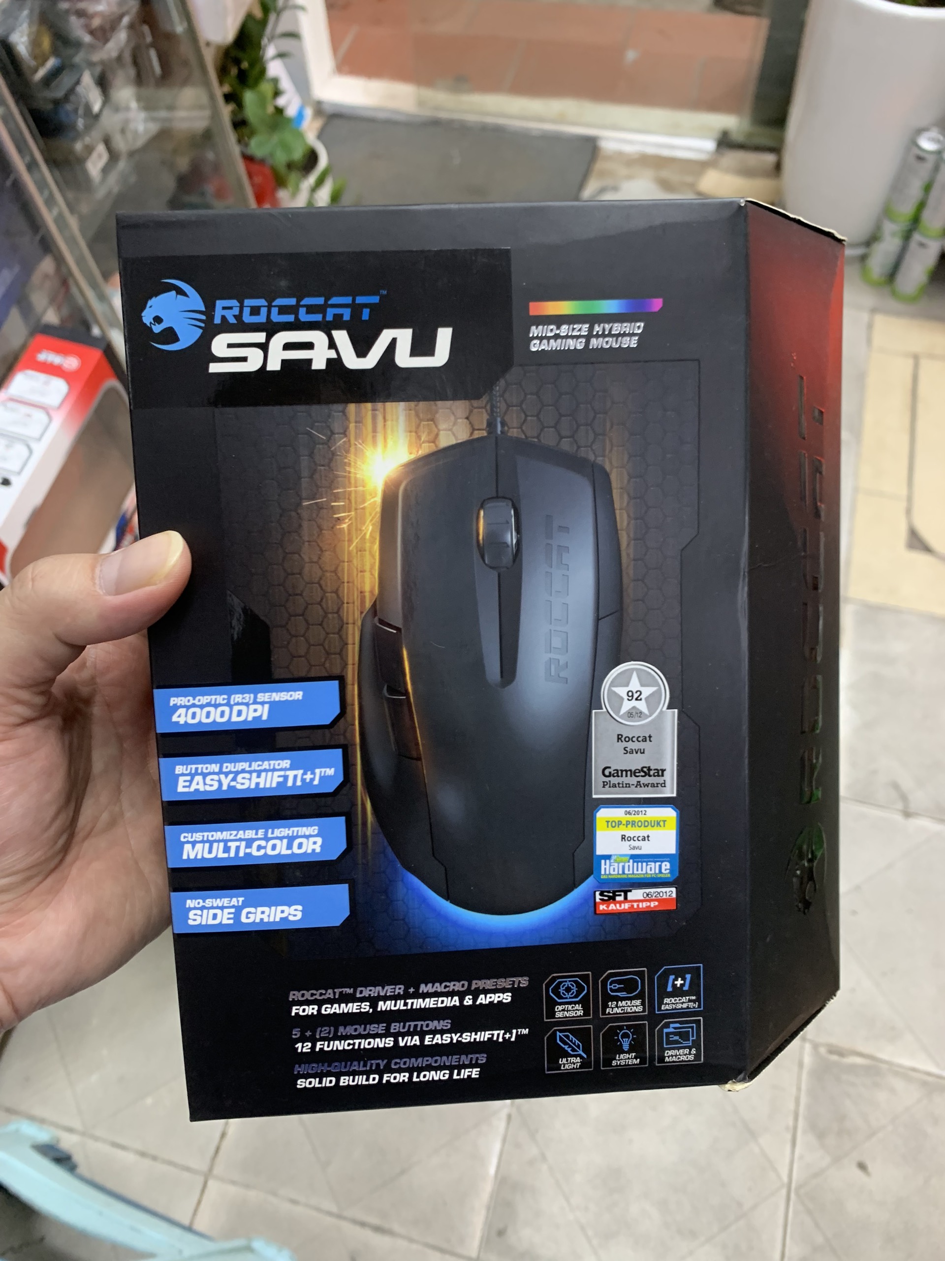 Chuột Roccat Savu (Đen)