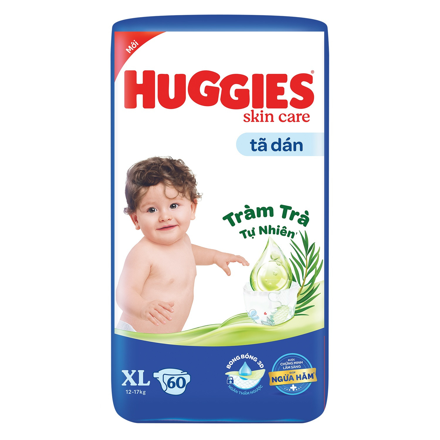 Tã dán Huggies size S80/M76/L68/XL60/XXL54