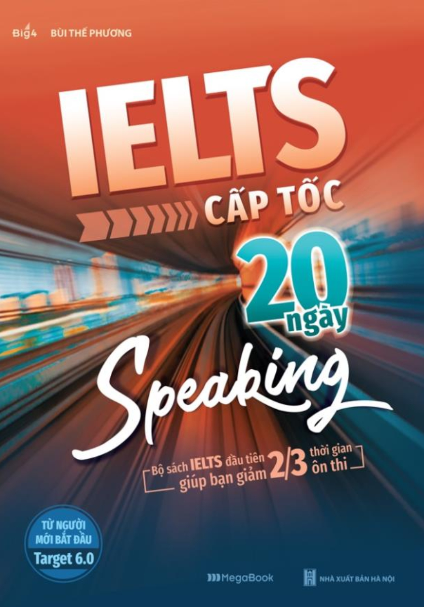 Sách - Combo IELTS Cấp Tốc 20 Ngày (Bộ 4 Cuốn) - MEGABOOK - Newshop