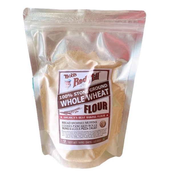 Bột mì nguyên cám (100% từ bột lúa mì) 500Gr