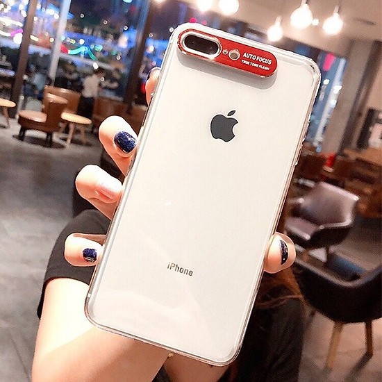 Ốp Auto Focus Iphone 7Plus/8Plus Trong Suốt Bảo Vệ Camera