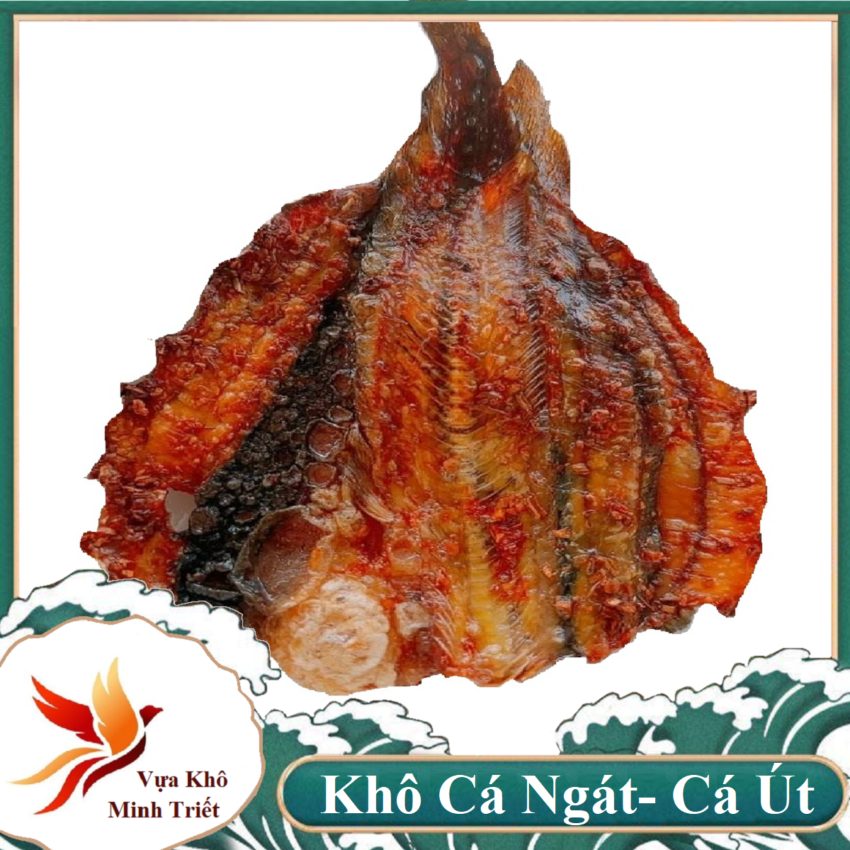 0,5 kg KHÔ CÁ ÚT, cá ngát THỊT DÀY, DẺO NGỌT THANH NGON Y NHƯ HÌNH-Vựa Khô Minh Triết