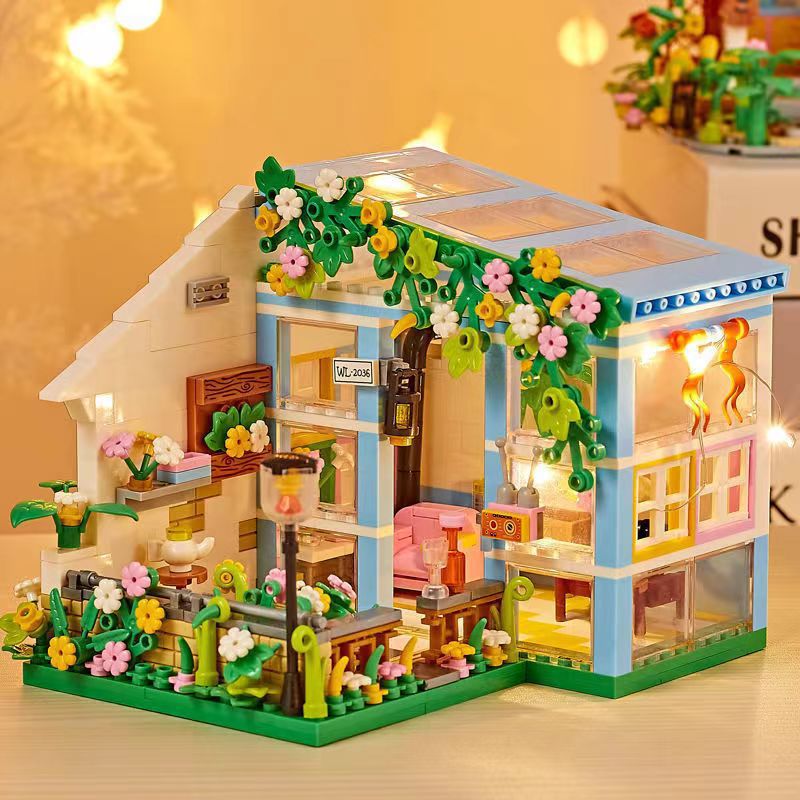 MÔ HÌNH LẮP RÁP NHÀTHỊ TRẤN CỔ TÍCH ( FAIRY TALE TOWN)
