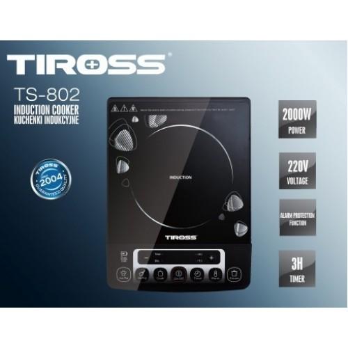 Bếp điện từ cao cấp mặt kính ceramic Tiross TS802 (Đen)