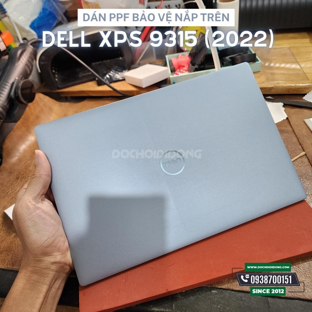 Miếng dán ppf hydorgen bảo vệ nắp trên laptop dell xps 13 9315 trong, nhám cao cấp