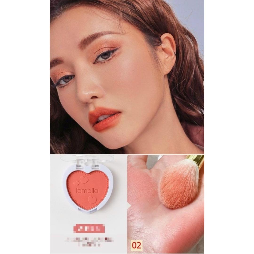 Phấn má hồng trái tim Lameila cực xinh