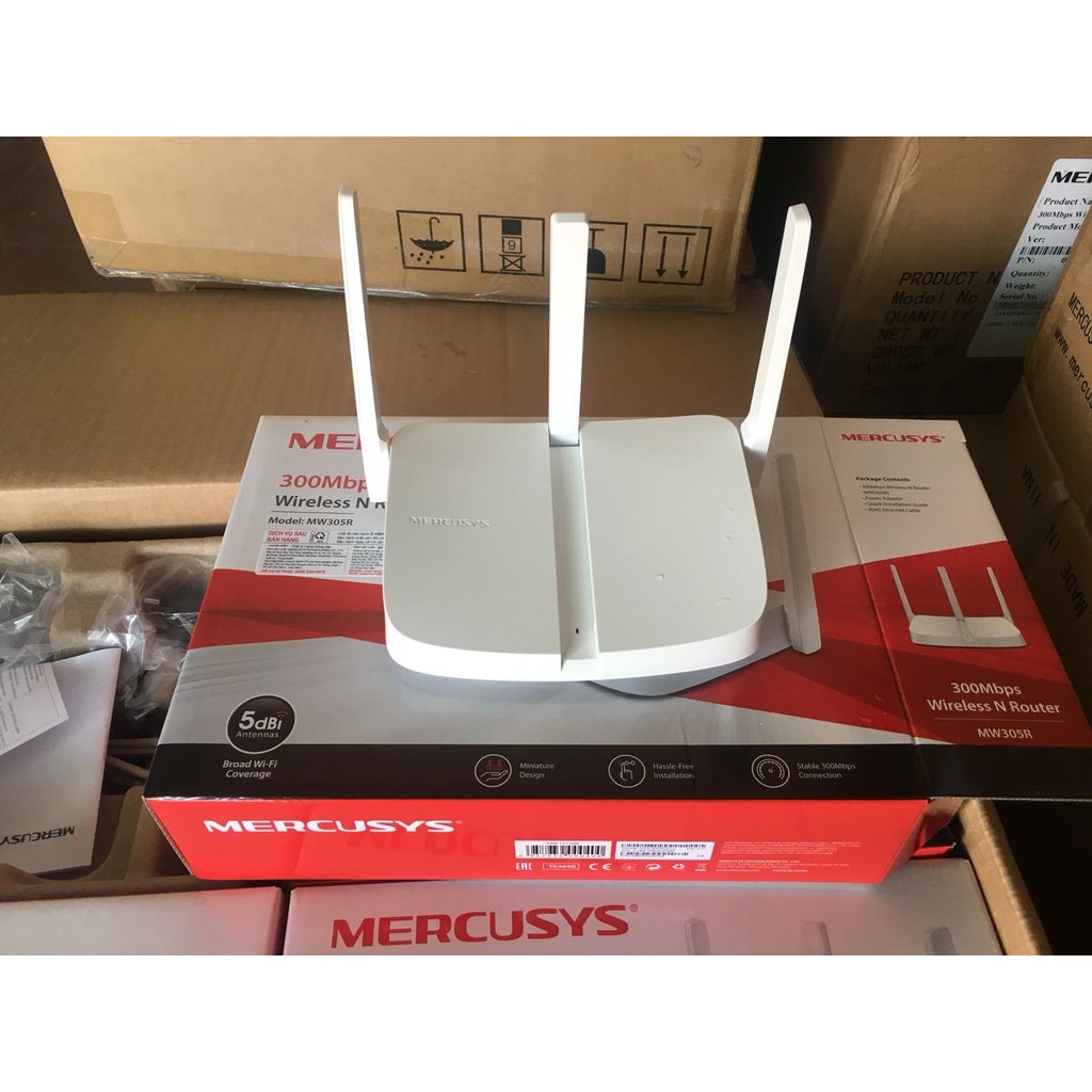 Router Wifi Chuẩn N Mercusys Mw305R-300Mbps -