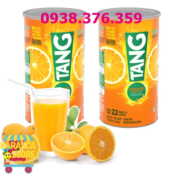 [DATE 2022] Bột Hòa Tan Cam Tang 2.04Kg Hàng Xách Tay Mỹ