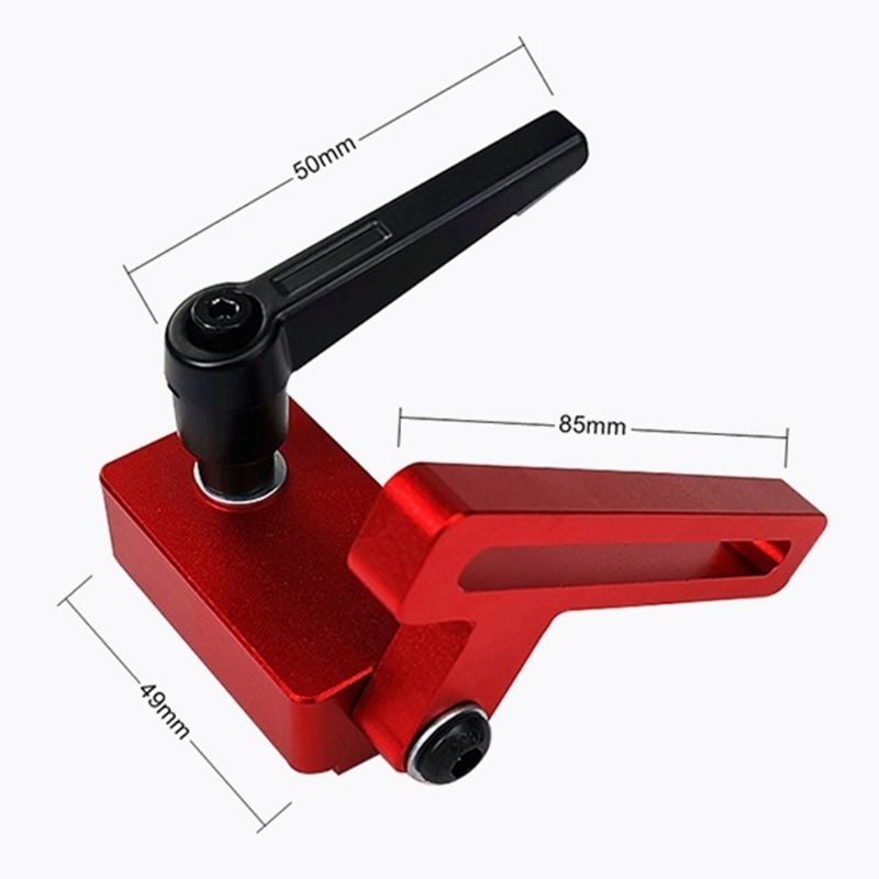 Cữ Chặn Cắt Gỗ Cho Máy Phay Máy Cưa Bàn ( Không gồm thanh ray trượt nhôm )